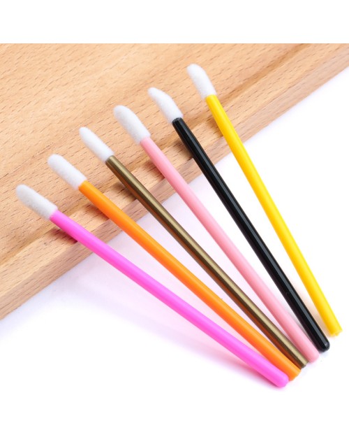 Disposable Lip Brushes Make Up Brush Lipstick Lip Gloss Wands Applicator Tool Portable Lipstick Brush