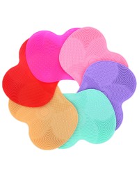 Makeup Brush Cleaner Mat Beauty Sponge Washinhg Scrubber Board Silicone Brush Cleaning Pad