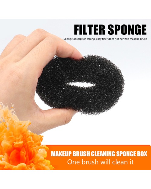 Powder Remover Makeup Brush Cleaner Sponge Makeup Brush Dry Cleaning Box Brushes Cleaner