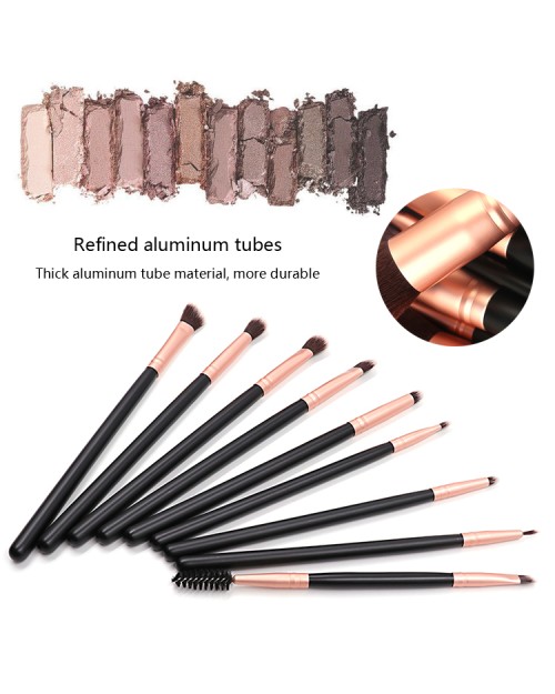 Hot Sale 14Pcs High Quality Wooden Handle Synthetic Hair Black  Logo Makeup Brush Set