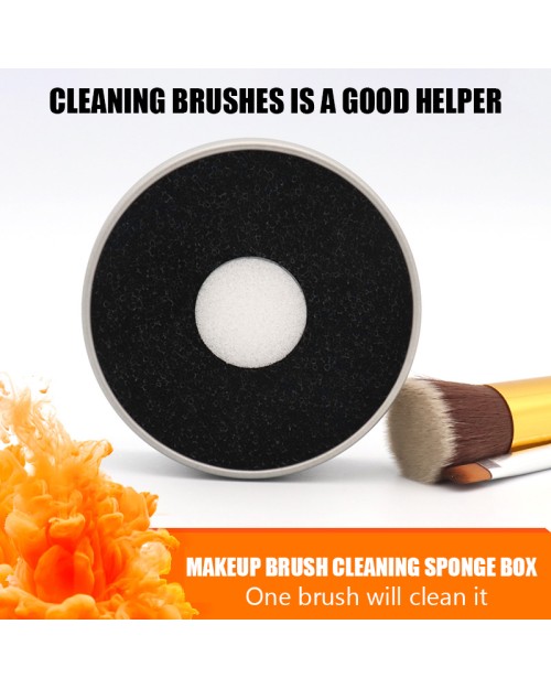 Powder Remover Makeup Brush Cleaner Sponge Makeup Brush Dry Cleaning Box Brushes Cleaner