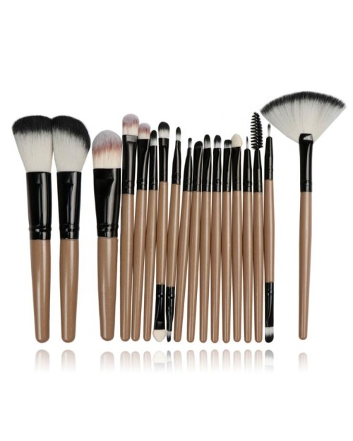 18Pcs Free Combination Eye Shadow  New Private Label High Quality Face Brushes Makeup for Eyeliner Eyebrow Eyelash