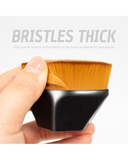  Hot Selling Beauty 55 Single Foundation Brushes Flat BB Cream Kabuki Makeup Foundation Brush