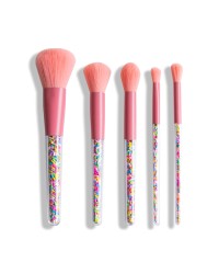 2023  Candy High Quality Pink Foundation Brushes Portable Makeup Brush Sets For Women