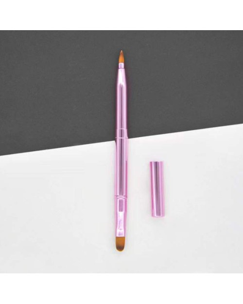  Double-Ended Portable Retractable Lip Makeup Brushes Travel Lipstick Gloss Tools Concealer Lipstick Brush