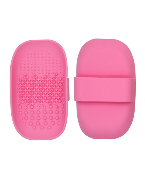 Silicone Circle 15.2*8.3 Makeup Brush Cleaner Pad Cleaning Mat Beauty Tools Brushes Scrubber Mat