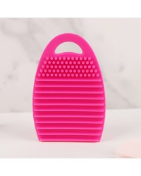  Hot Sale  Beauty Pink Silicone Makeup Brush Cleaner For Women