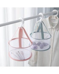 Makeup Brushes Drying Stand Holder Makeup Puff Drying Basket Sponge Holder Storage Net Rack