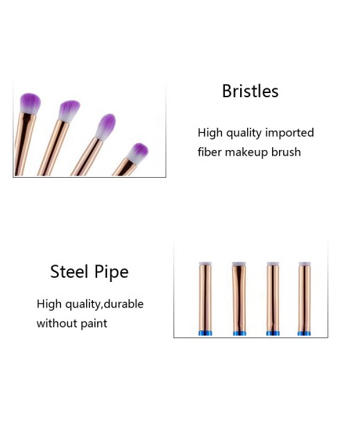 20Pcs Professional Cosmetic Tools Bling Makeup Eyeshadow Brush Set For Women