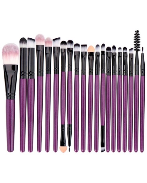 20Pcs Free Combination Eye Shadow  New Private Label High Quality Face Brushes Makeup for Eyeliner Eyebrow Eyelash