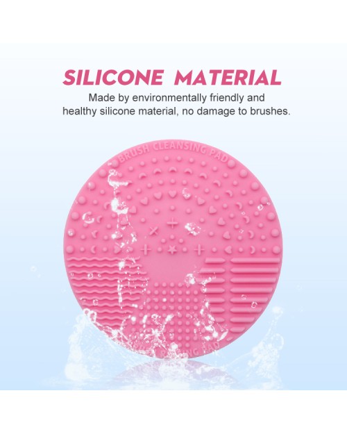 Hot Sale  Makeup Tools Silicone Mat Makeup Brush Cleaner For Women And Girl