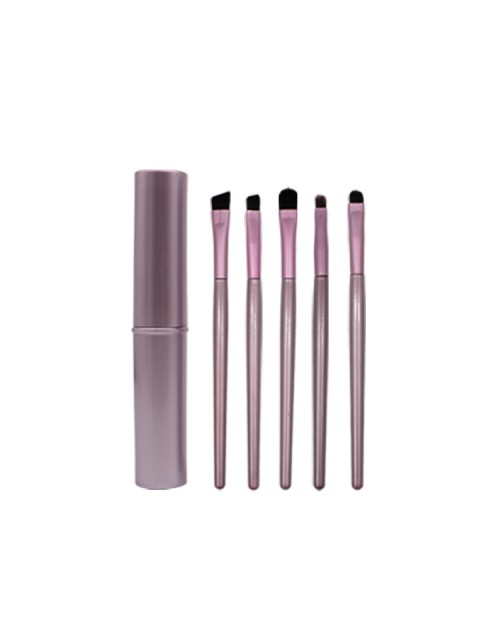 5Pcs Portable Professional Eye Makeup Brushes Set Eyeshadow Eyeliner Eyebrow Brush Lip Makeup Brush Kit