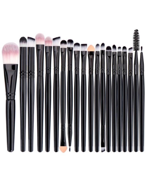 20Pcs Free Combination Eye Shadow  New Private Label High Quality Face Brushes Makeup for Eyeliner Eyebrow Eyelash