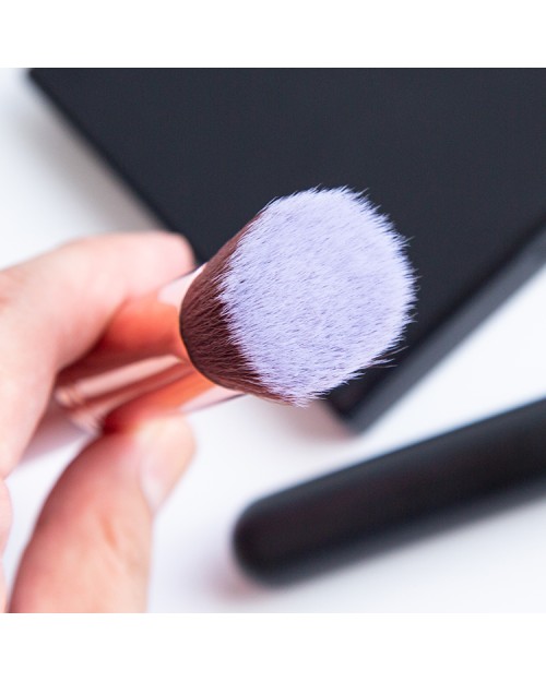 Hot Sale Makeup & Tools Pink Makeup Foundation Brush Flat Top Contour Brush For Liquid Cream Powder