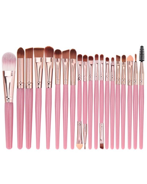 20Pcs Free Combination Eye Shadow  New Private Label High Quality Face Brushes Makeup for Eyeliner Eyebrow Eyelash