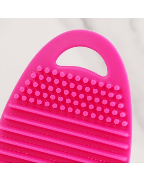  Hot Sale  Beauty Pink Silicone Makeup Brush Cleaner For Women