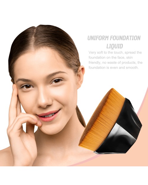  Hot Selling Beauty 55 Single Foundation Brushes Flat BB Cream Kabuki Makeup Foundation Brush