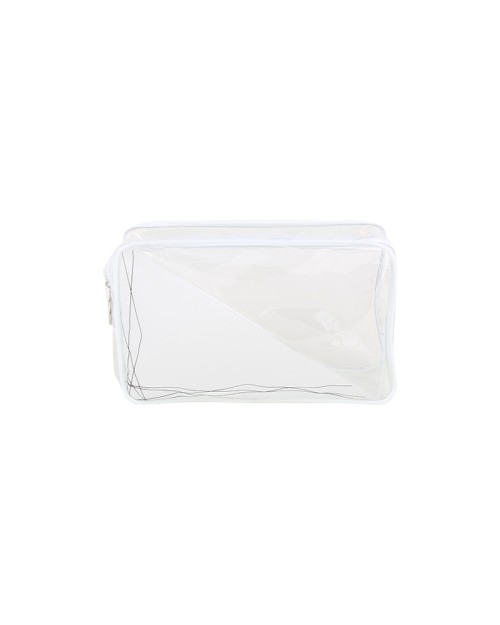 Plastic Storage Pouch Makeup Cosmetic Bag For Women Men Traveling Business Trip Home Transparent Toiletry Bag