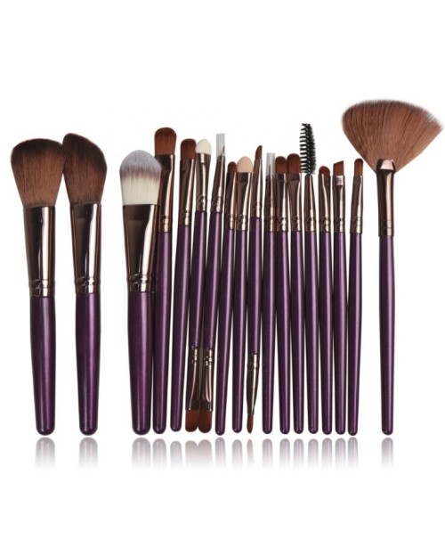 18Pcs Free Combination Eye Shadow  New Private Label High Quality Face Brushes Makeup for Eyeliner Eyebrow Eyelash