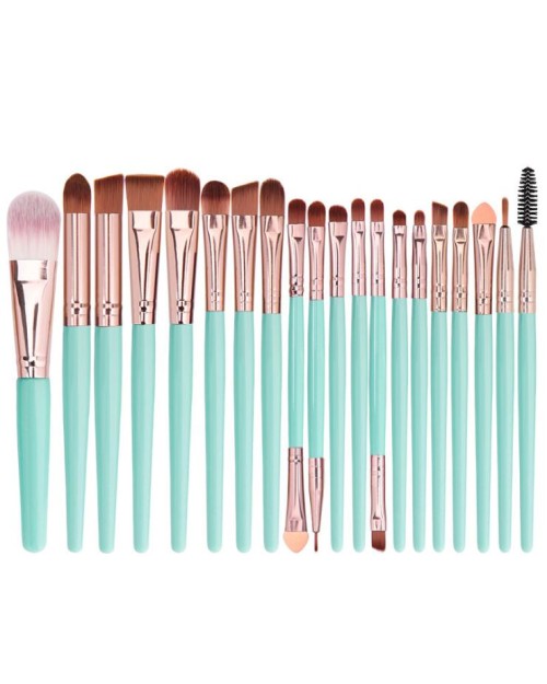 20Pcs Free Combination Eye Shadow  New Private Label High Quality Face Brushes Makeup for Eyeliner Eyebrow Eyelash