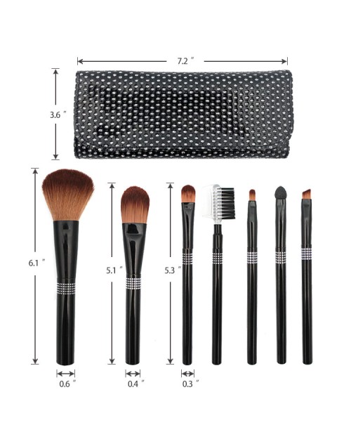 Makeup Brushes Set Women Professional Rhinestone Eye Brushes Makeup Brushes Sets