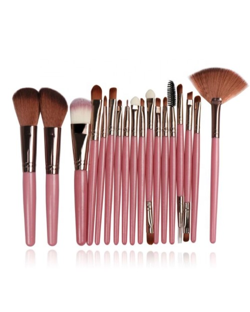 18Pcs Free Combination Eye Shadow  New Private Label High Quality Face Brushes Makeup for Eyeliner Eyebrow Eyelash